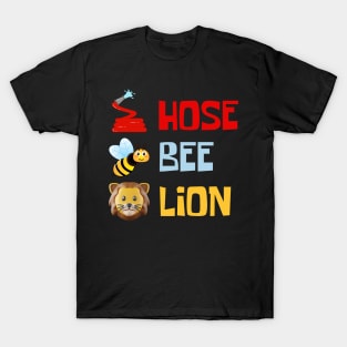 Hose bee lion funny meme T-Shirt